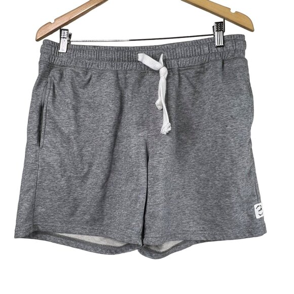 Maamgic Athletic Gym Sweat Shorts Size Medium Elastic Waist Jogger Gray Lounge - Picture 1 of 11